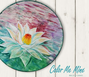 Aspen Glen Lotus Flower Plate