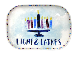 Aspen Glen Hanukkah Light & Latkes Platter